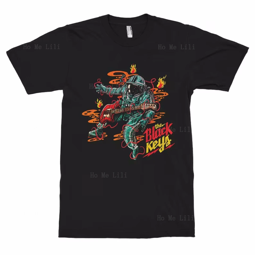 Tshirt The Black Keys Rock T-Shirt 100% Cotone Tee Da Uomo Tutte Le Taglie