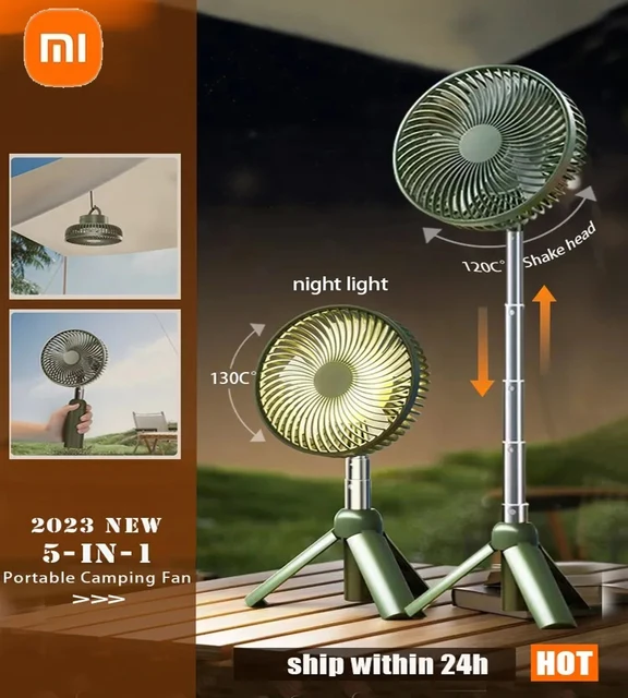 Xiaomi New Tripod Camping Fan: Stay Cool Anywhere, Anytime