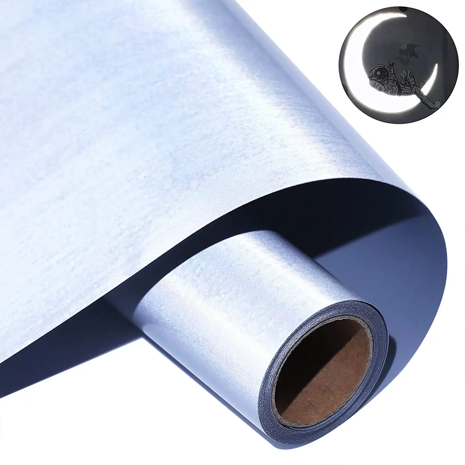 Reflective Heat transfer vinyls HTV For T Shirt Iron on transfer vinyl roll