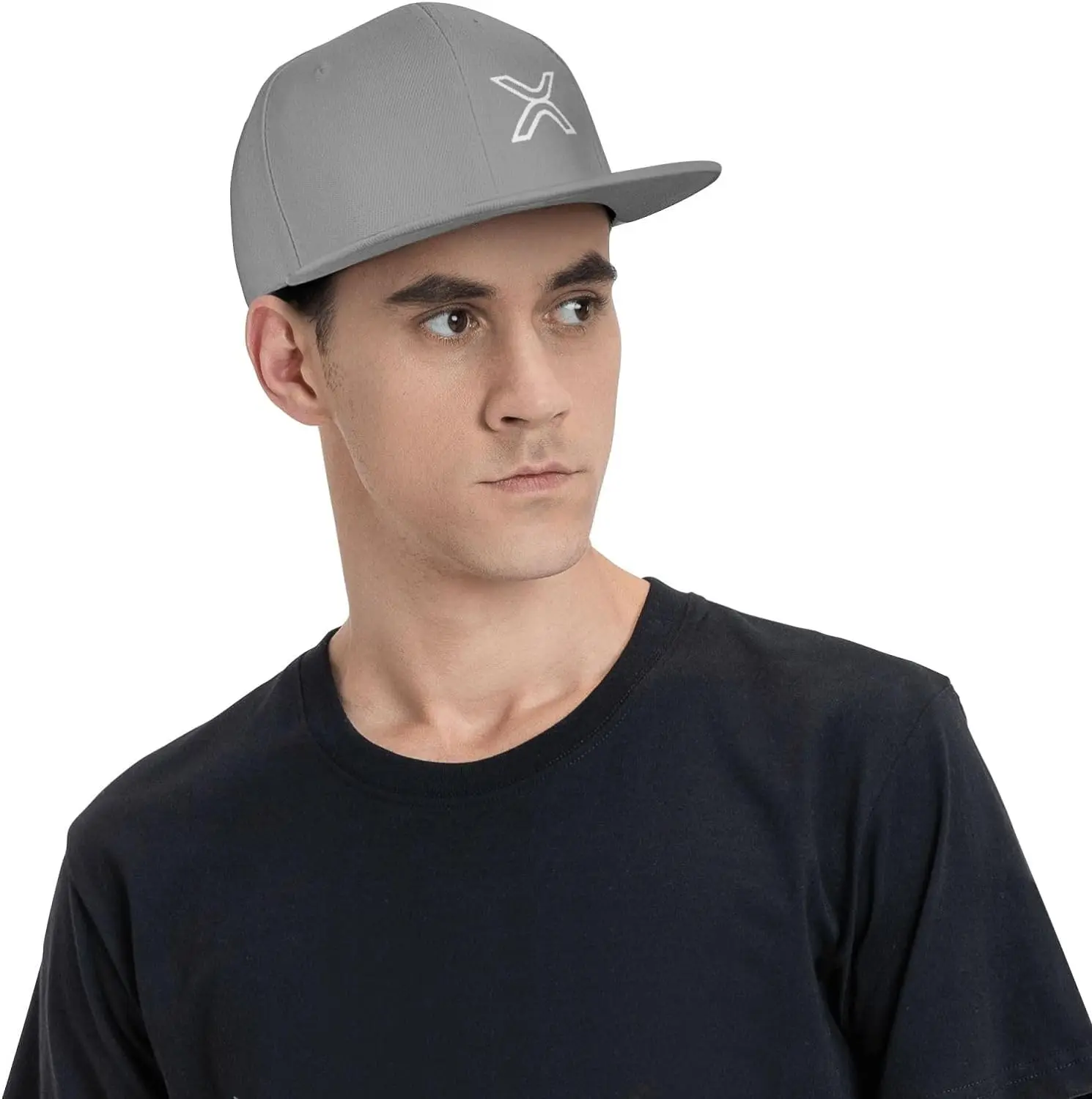 Xrp Ripple Hat Black Flat Brim Trucker Hats Adjustable