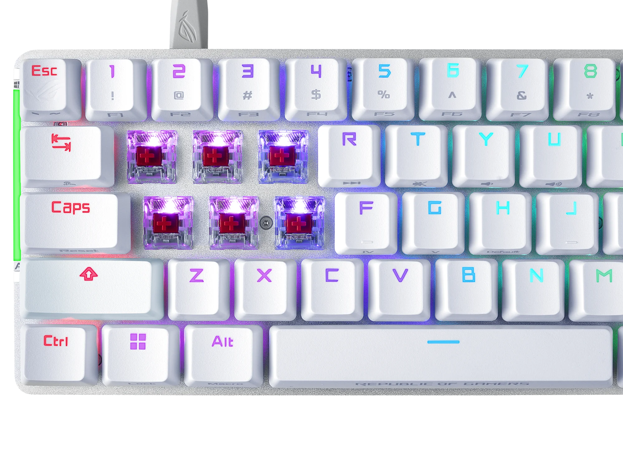 ASUS Clavier gamer ROG Falchion Ace White pas cher 