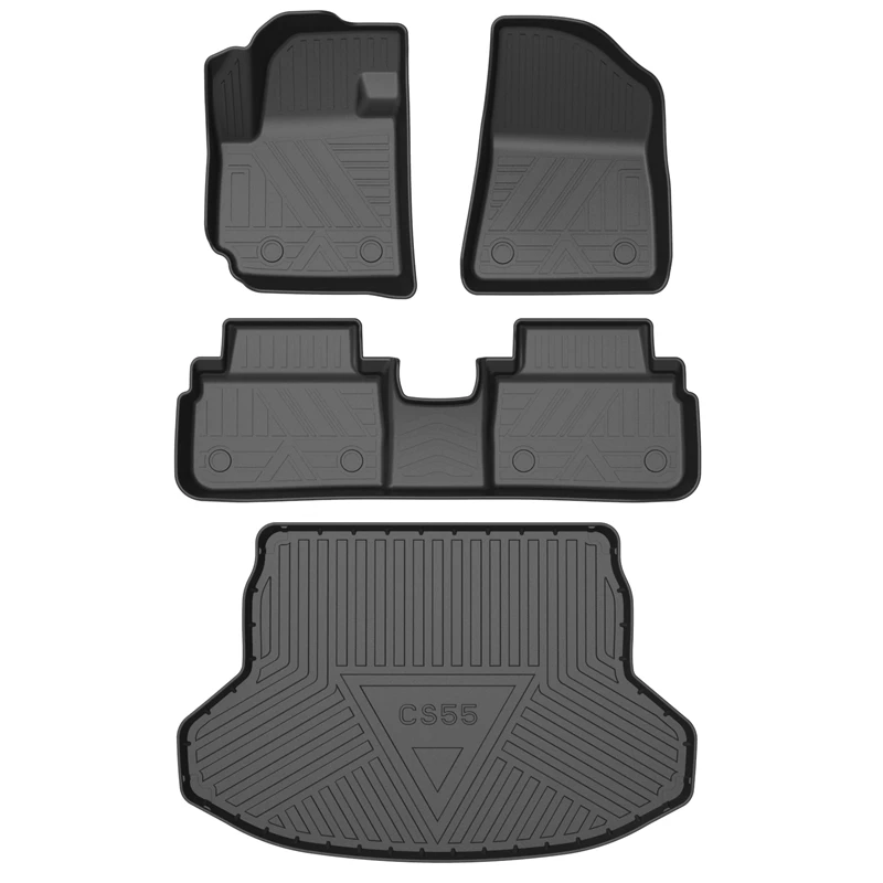 

Fit for Changan CS55 plus car carpet CS55 plus car floor mats Full Set Trim to Fit For Changan CS55 plus waterproof floor mats