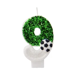 Kids Sports Theme Soccer Cake Candles - Fun Birthday Party Decorations & Cupcake Toppers (9)