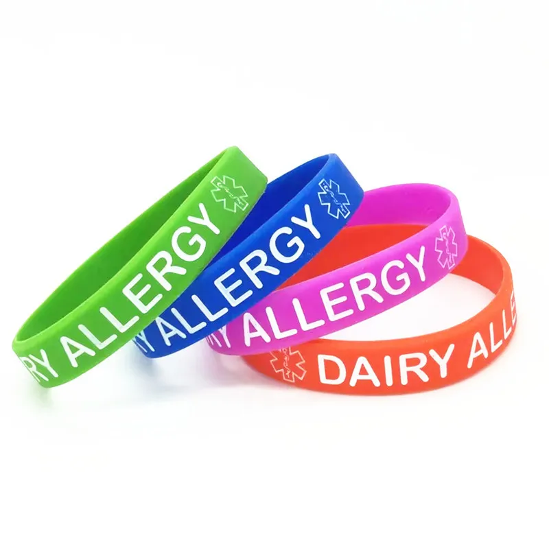 Wasp / Bee Sting Allergy Medical Alert Bracelet Health Silicone Wrist Band  | eBay