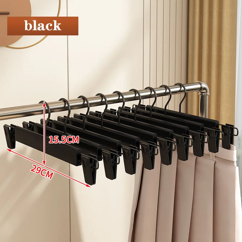 가정용 반투명 플라스틱 바지 랙 옷을 건조시키는 강력하고 매끄러운 클립 행거