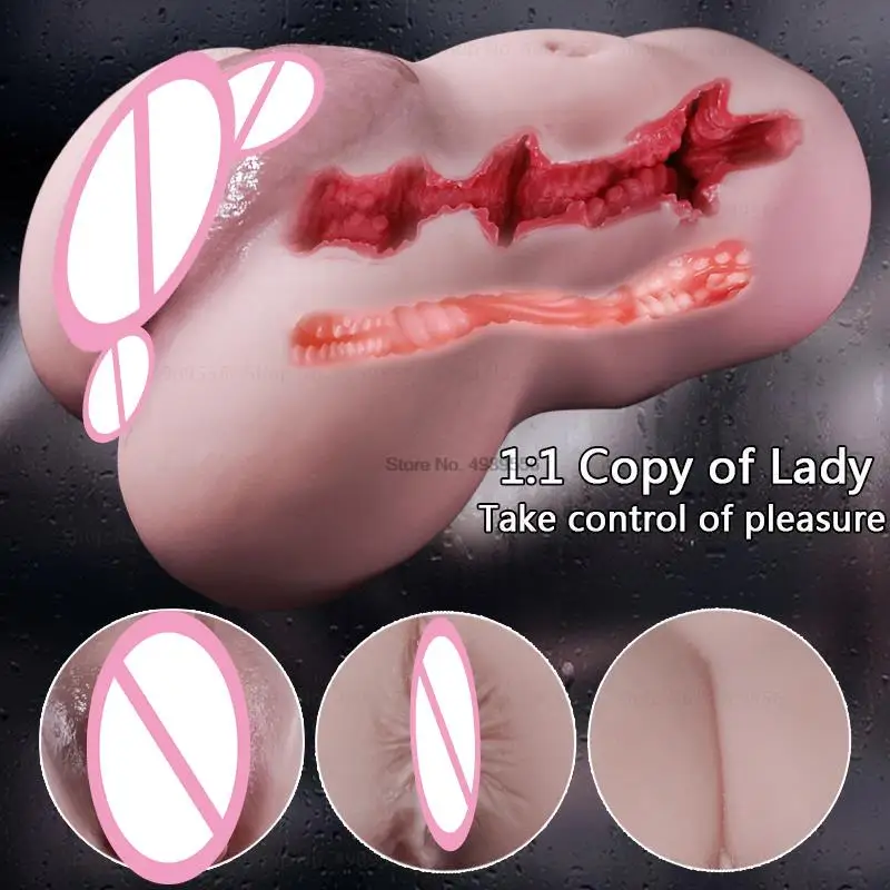 Male Masturbator Artificial Vagina Realistic Pussy Erotic Adult Sex Toy