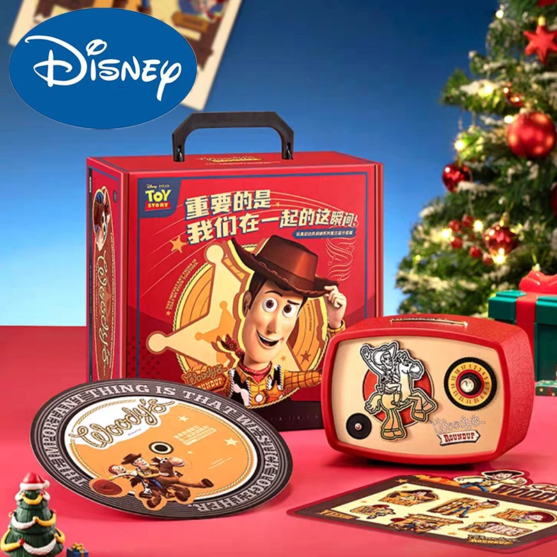 Disney Toy Story 4 Woody Retro Bluetooth Speaker Cartoon Girl Wireless Portable Cute Speaker Regalo Di Compleanno Di Natale Creativo