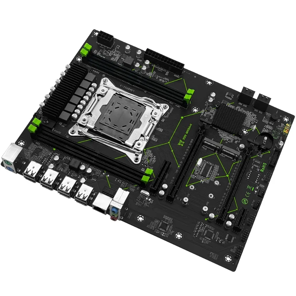 MR9A-H MACHINIST X99 마더보드 지원 Xeon E5 V3 V4 CPU LGA 2011-3 프로세서 DDR4 RAM 4채널 메모리 ATX NVME M.2