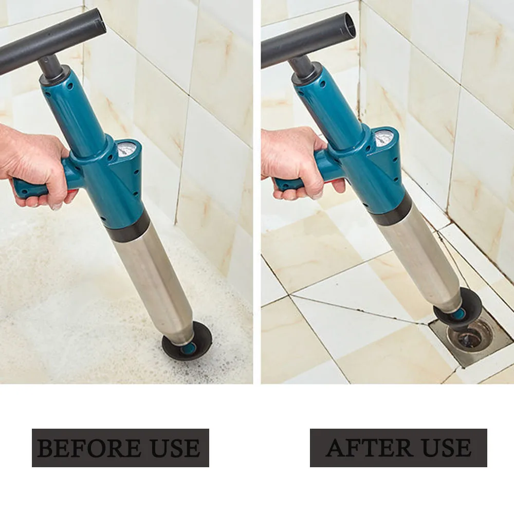 Sewer Pipe Unblocker Dredge Clog Remover High Pressure Drain Clog Remover For Home Toilets Cleaning