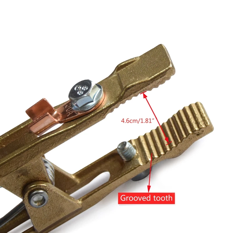 E5BE Metal Durable Grounding Clamp Clip Clamp A-shape Ground Welding Earth Welder for Welding Machine welding earth clamp