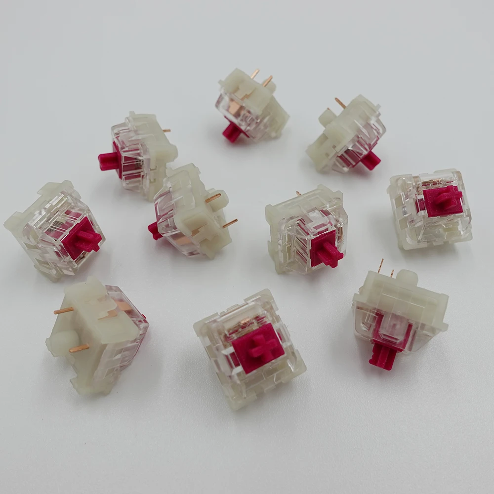 Kutethy - 72 Interruptores ópticos Gateron Red Ks-15 RGB Para Todos Los