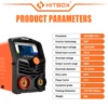 HITBOX Cutter Welding Machine 2 in 1 ARC MMA TIG-lift Welder ARC200D MINI IGBT Inverter LED Digital Display Protable For Home 5