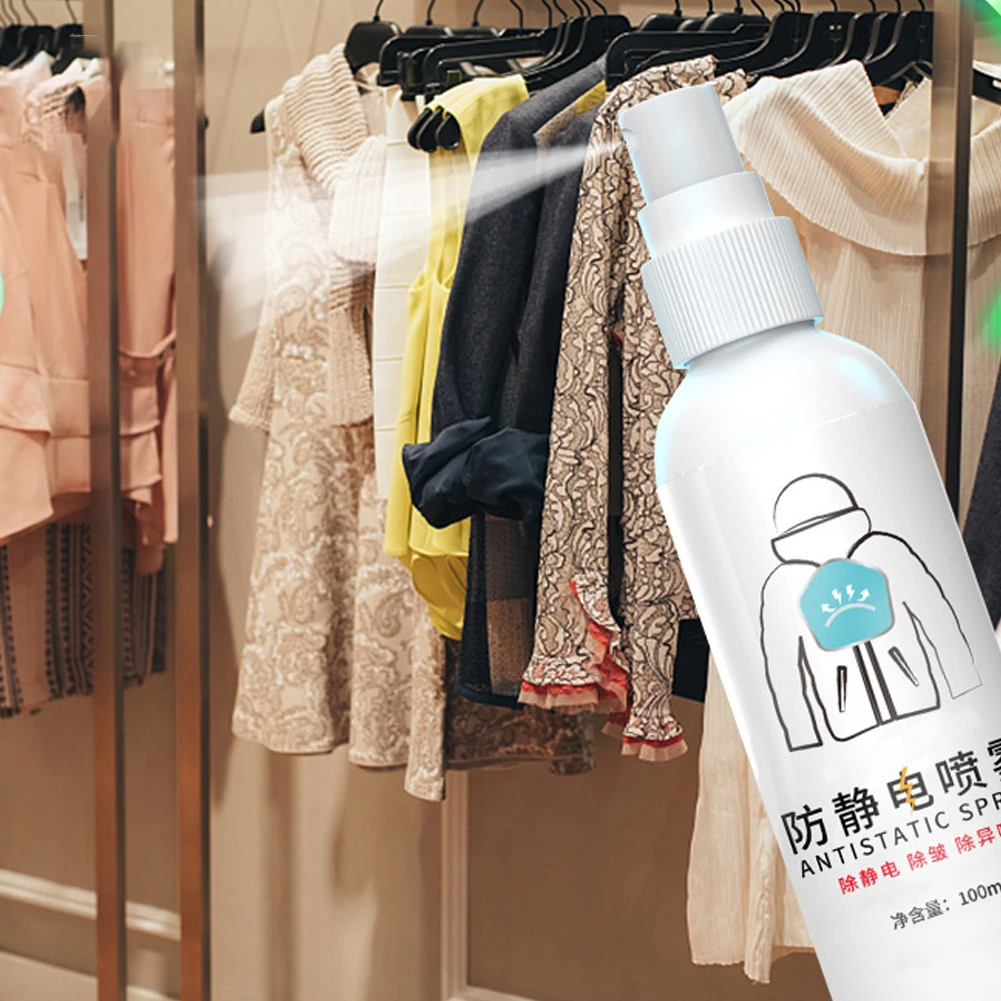 Anti Static Spray 3/5pcs 100g Clothes Static Cling Remover Home Wrinkle/Static Remover Hair Clothing