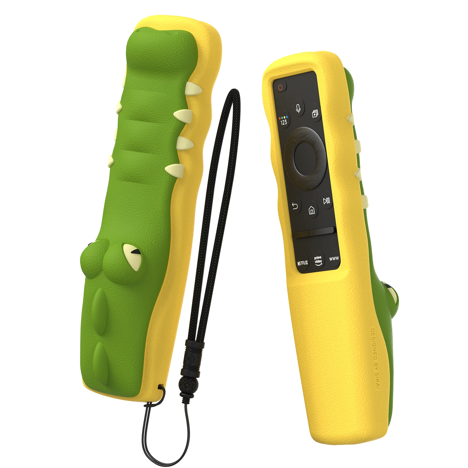 Remote Control Silicone Case for Samsung Smart TV BN59-01357A/BN59-01363A/BN59-01311B Creative Crocodile Shape Cover 2