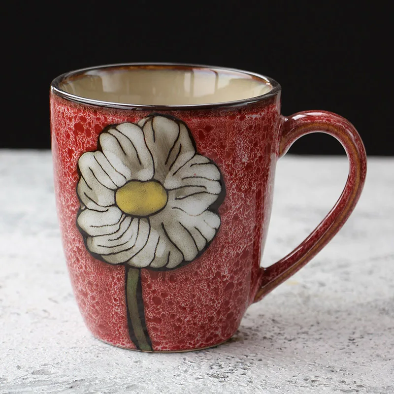 

Fashion Print Mugs Creativity Ceramic Breakfast High Quality Minimalist Cute Coffee Mugs Modern Design Art Tazas Mug Coffee Cups
