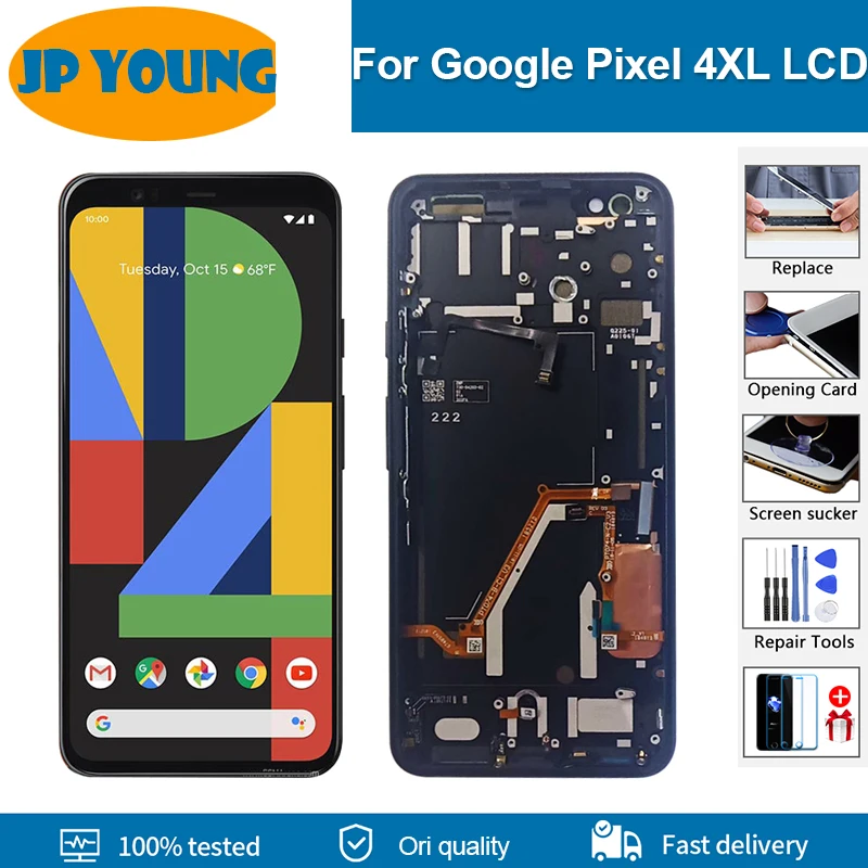 AMOLED-6-3-Original-For-Google-Pixel-4-XL-LCD-Display-Touch-Screen ...