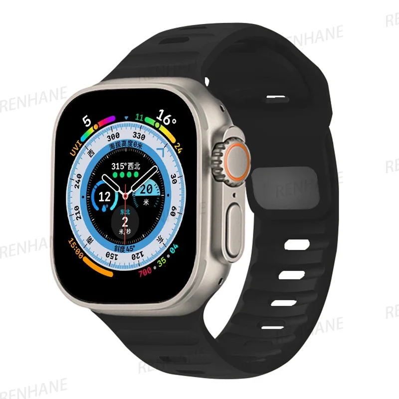 Premium Silicone Sport Watch Band - Versatile and Durable Bracelet