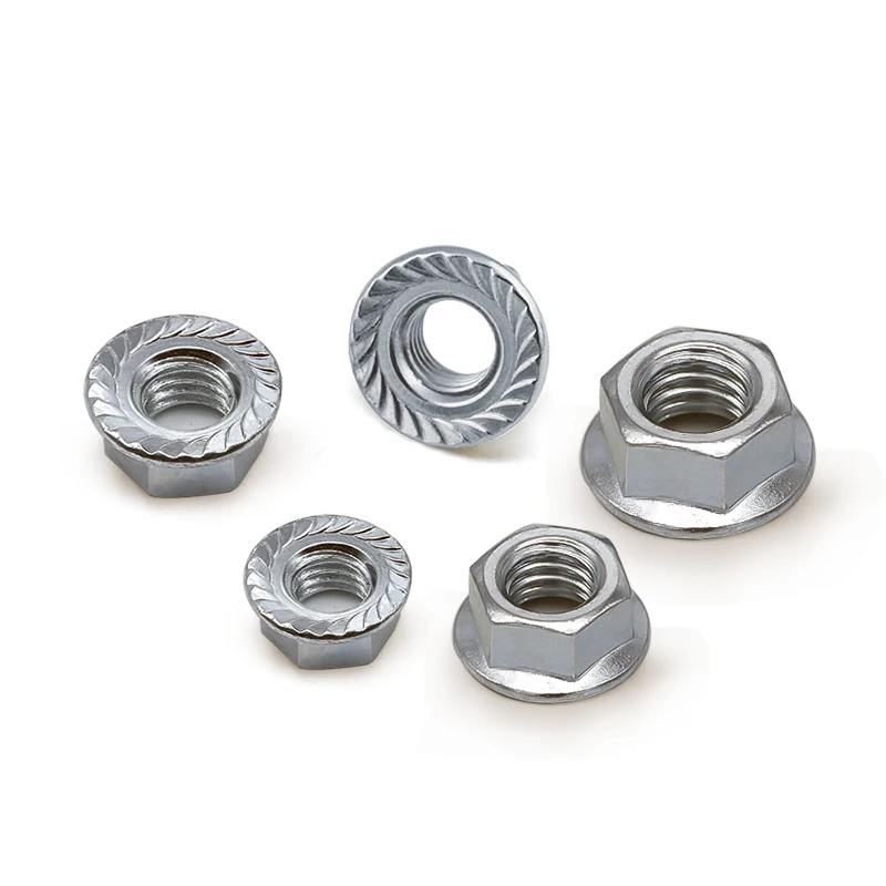 細目ねじ六角フランジナット M8 1 0 M10 1 0 M10 1 25 M12 1 25 M12 1 5 炭素鋼亜鉛メッキロック ナット Din6923 Aliexpress