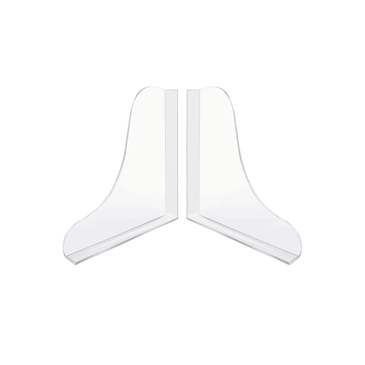 

Защита от брызг для ванны, акриловая защита для углов, защита для душа, защита от брызг для ванны, прозрачная защита для ванны, 2 шт.