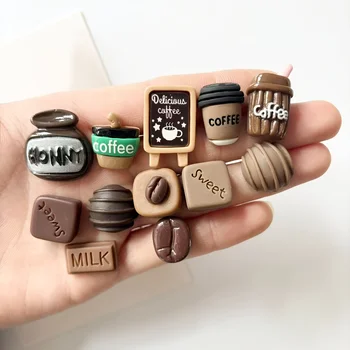 12Pcs Mini Coffee Creative Refrigerator Stickers Message Board Fixed Magnet Home Decor 1