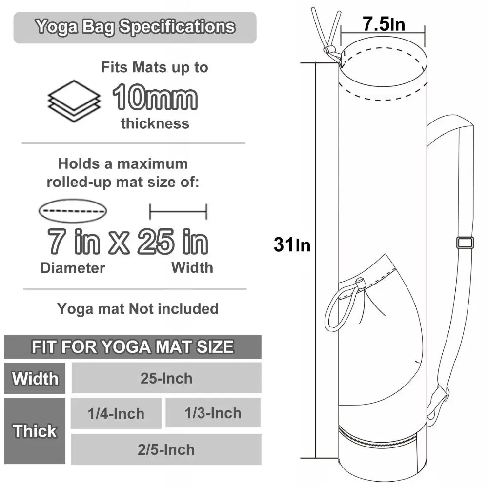 Large Waterproof Yoga Backpack with Mat Holder – Adjustable & Breathable Sports Gym Bag 6