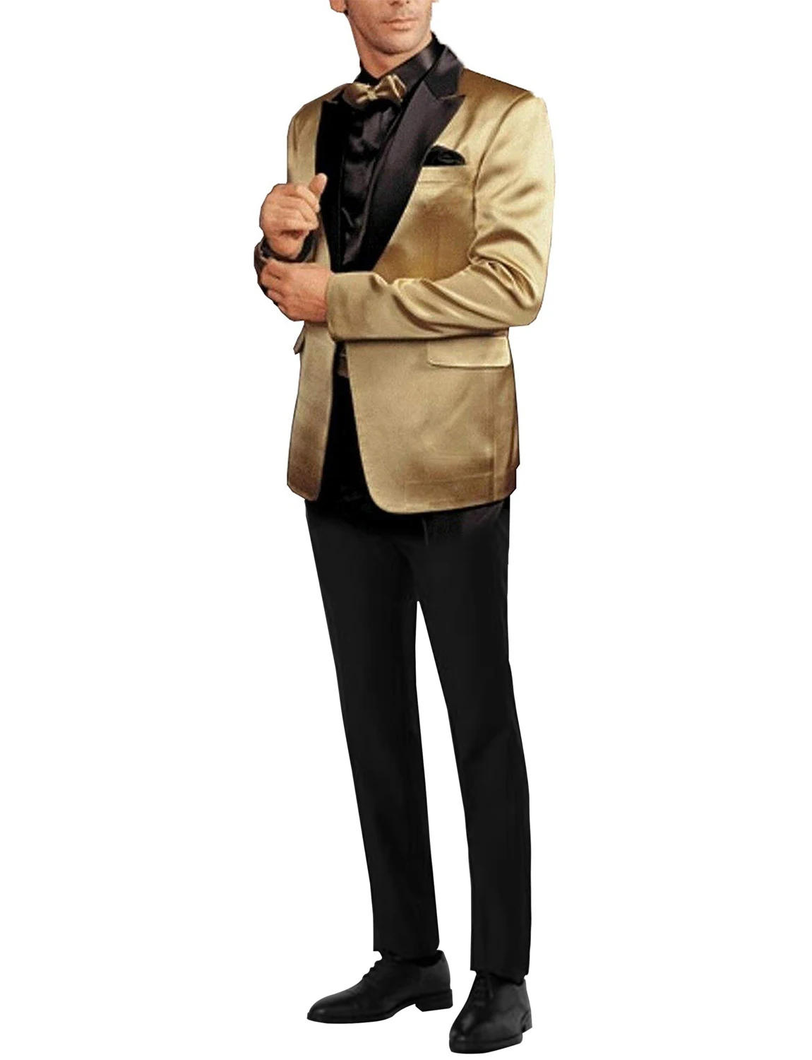 

Men's Gold Formal Men's Suit 2-Piece Suit Jacket, Suit Trousers