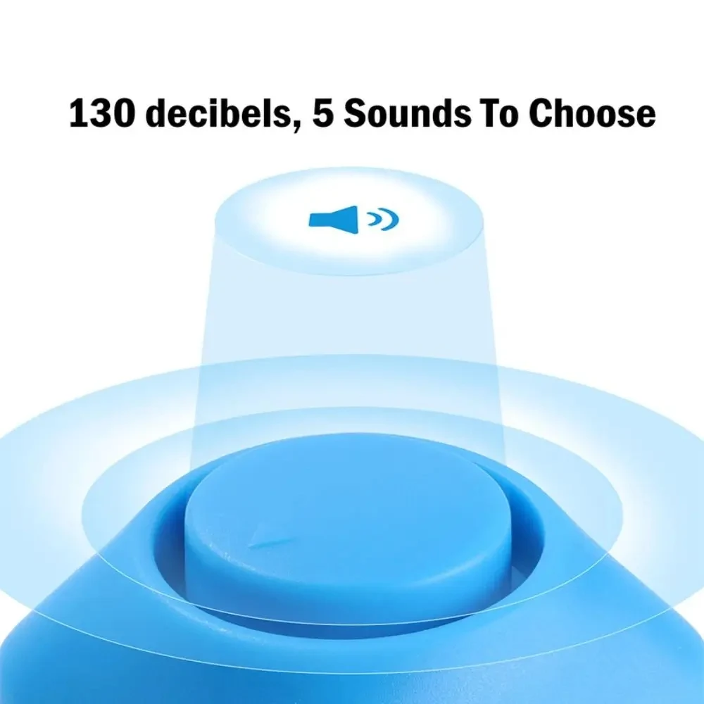 Compact Multi-Sound Electric Bike Horn with Handlebar Mount