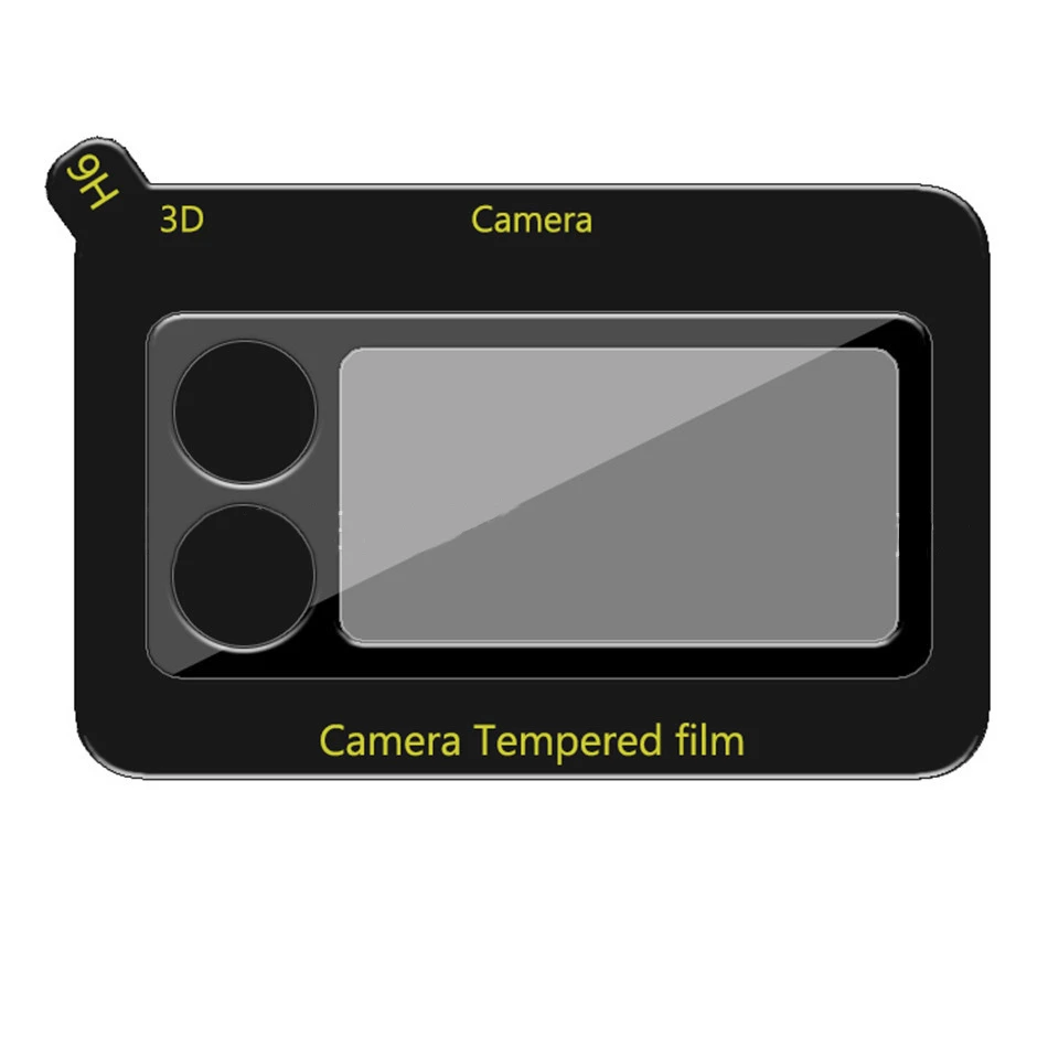 Premium HD Tempered Glass Screen Protector with Camera Lens Protection