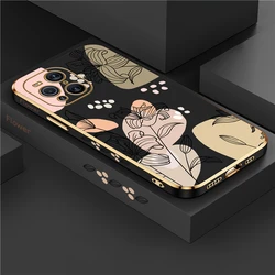 Luxury Flower Pattern Design Plating Soft Phone Case for Find X2 neo (Black-078)