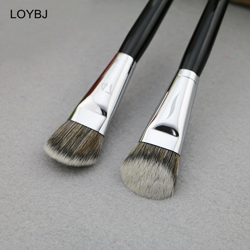 LOYBJ Professional Foundation Brush 47 Broom Head Liquid Foundation Shadow Concealer Brushes Women Face Base Makeup Beauty Tools view 4