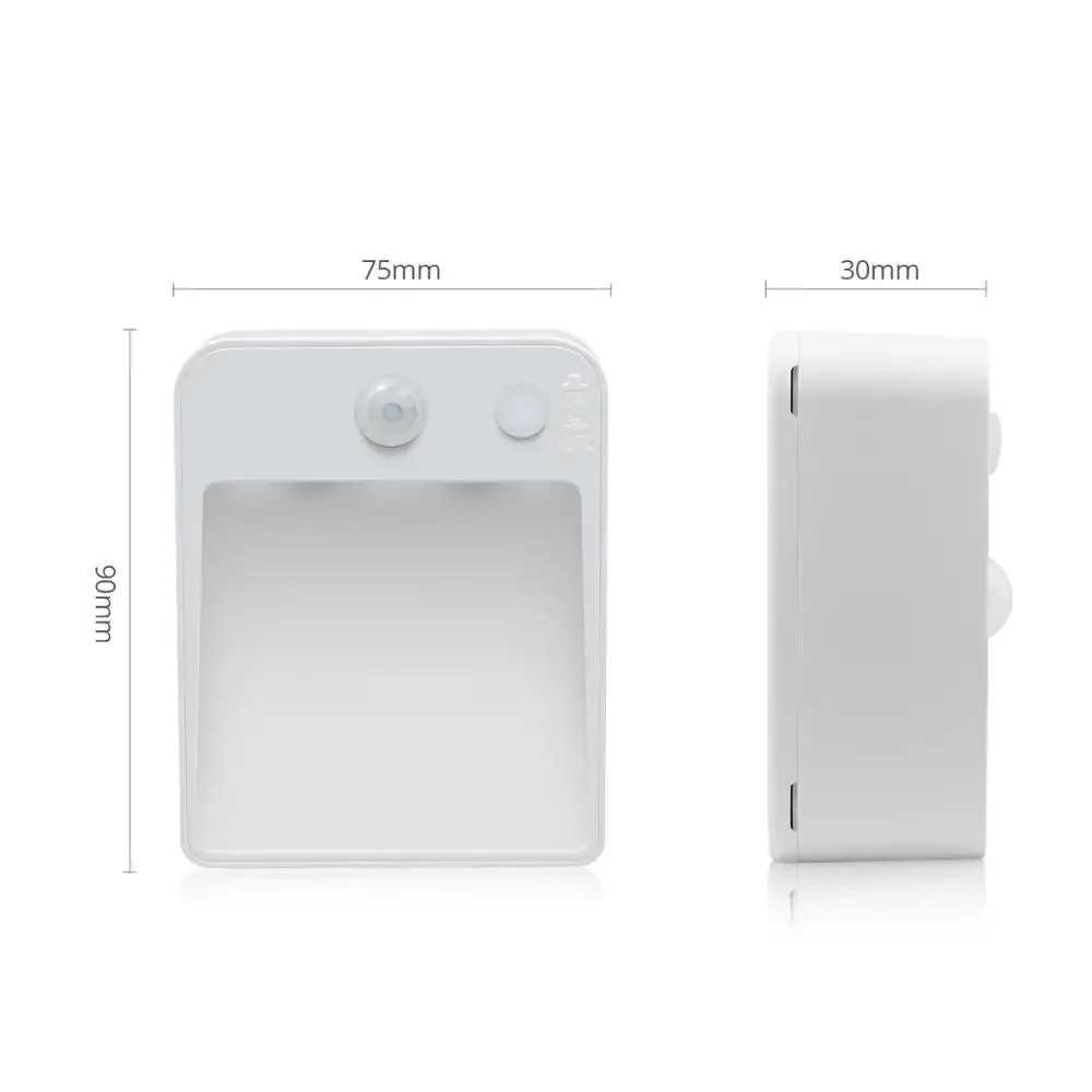 LED 벽 조명 야간 안전 조명 1-10개 PIR 모션 감지 램프 내장형 조명 센서, 침실 화장실 주방용