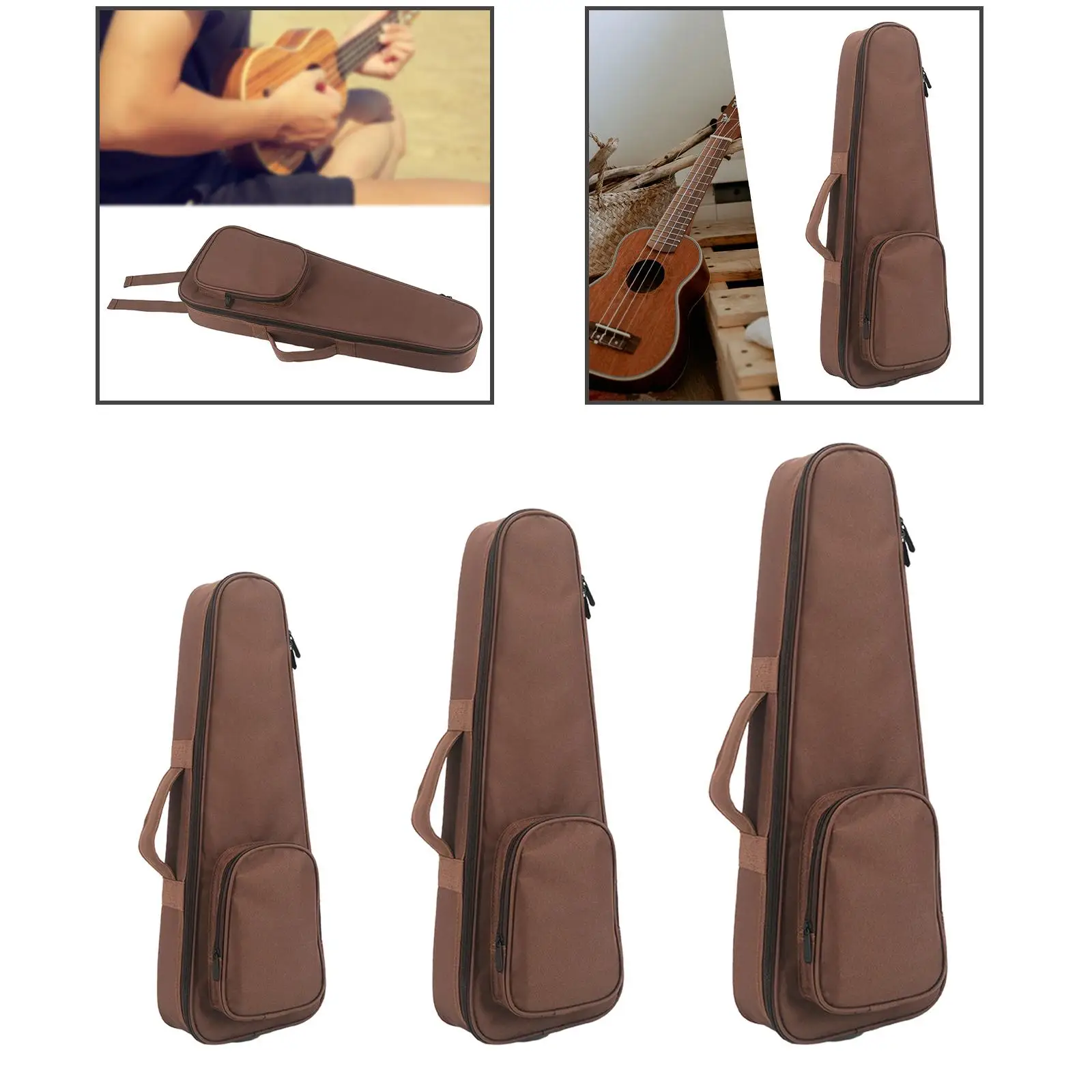 Ukulele Case Shockproof Musical Case Ukulele Gig Bag Beginners Gifts Concert