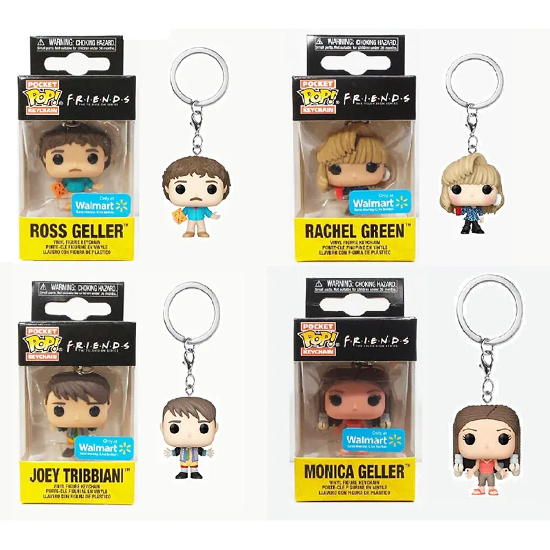 Slyvie Funko Popfriends Funko Pop Keychains - Rachel & Ross