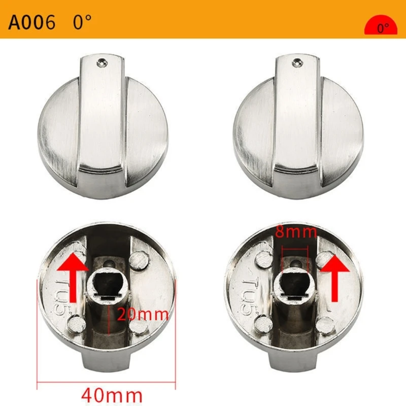 Gas Stove Control Knobs 4Pcs Gas Stove Cooker Control Knob Adaptors Oven Rotary Switches Burners Control Knob Replacement Universal rotary switch,gas stove control knobs
