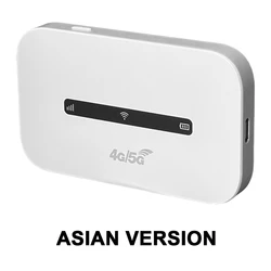 Portable 4G LTE WiFi Router with SIM Card Slot and 3000mAh Battery (Asian Version)