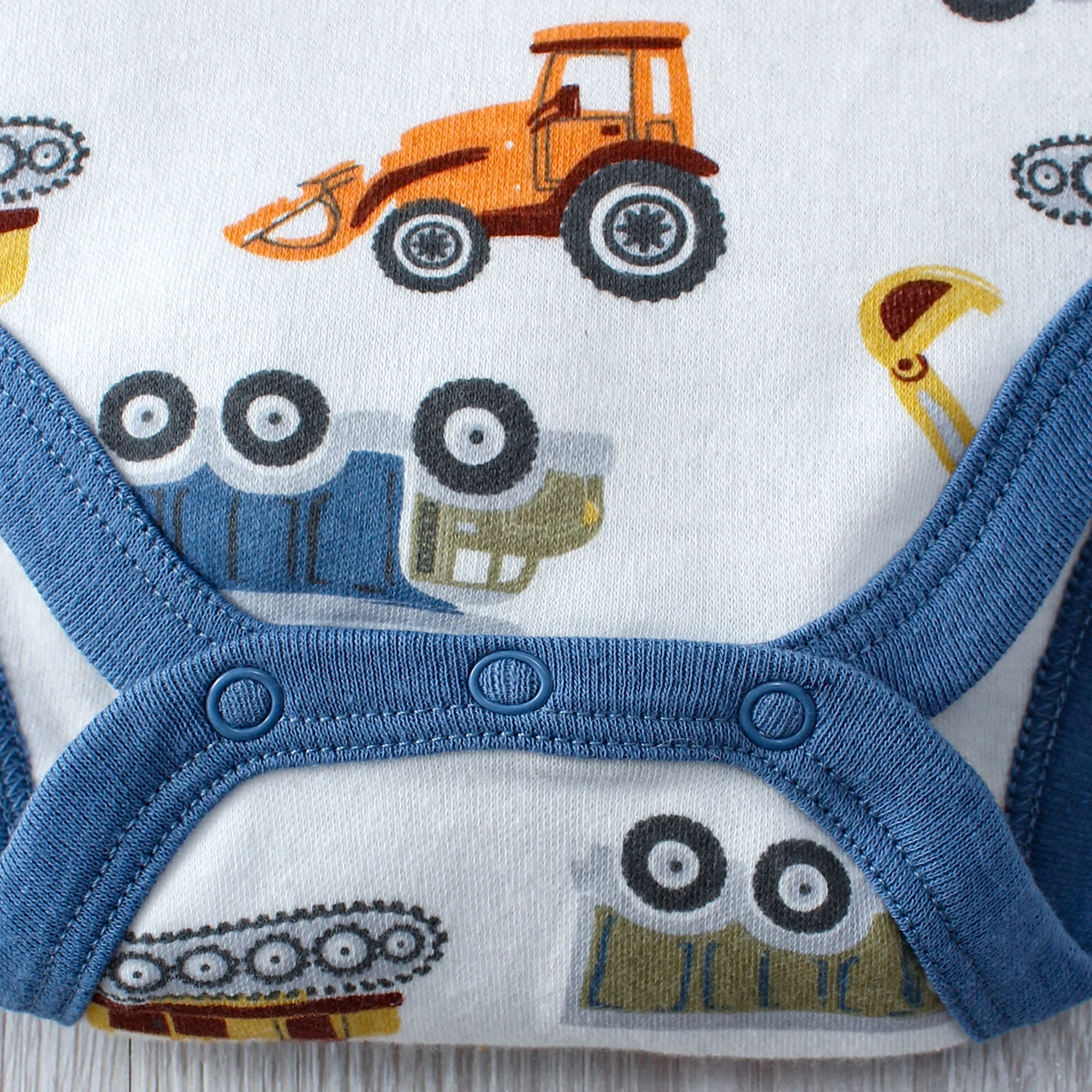 3PCS Baby Boy Summer Bodysuits 6