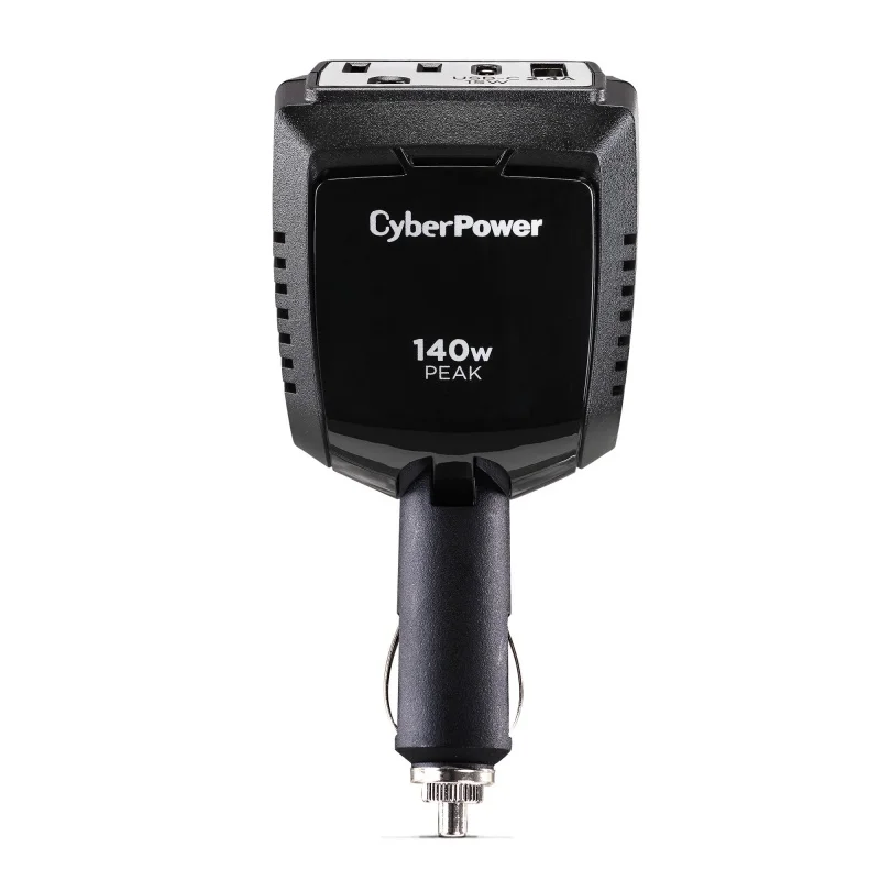 

CyberPower M140BUC - 1 розетка 140 Вт инвертор мощности с 1 USB-C & 1 USB-порт A