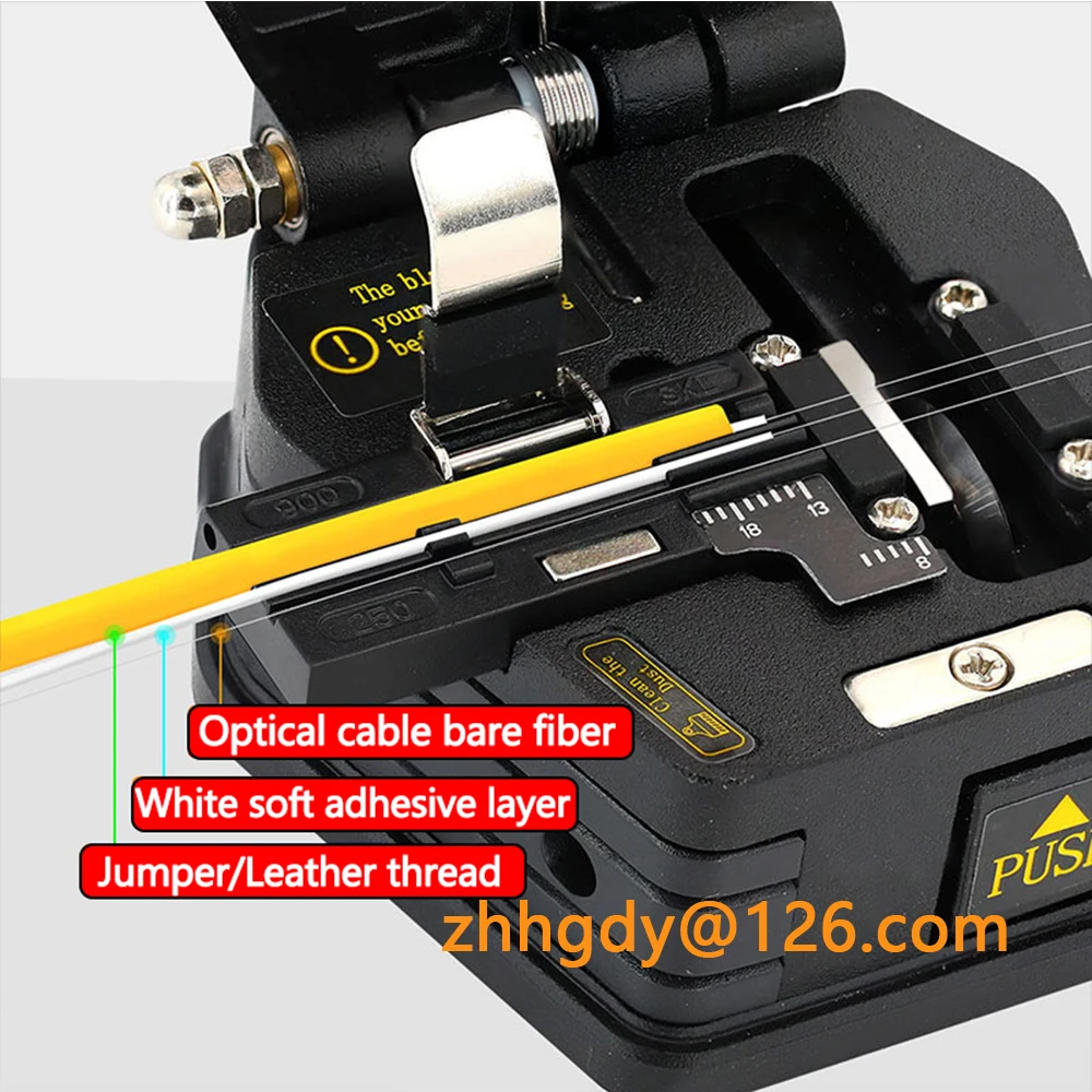 SKL-6C Fiber Cleaver Cable Cutting Knife FTTT Fiber Optic Knife Tools Cutter High Precision Fiber Cleavers