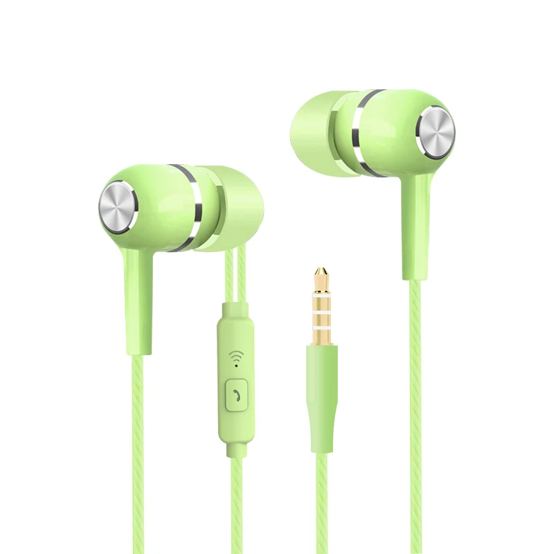 Mobile Wired Headphones Sport Earphone In Ear 3.5 Sport Earbuds Headset Mic Music Earphones for Phones