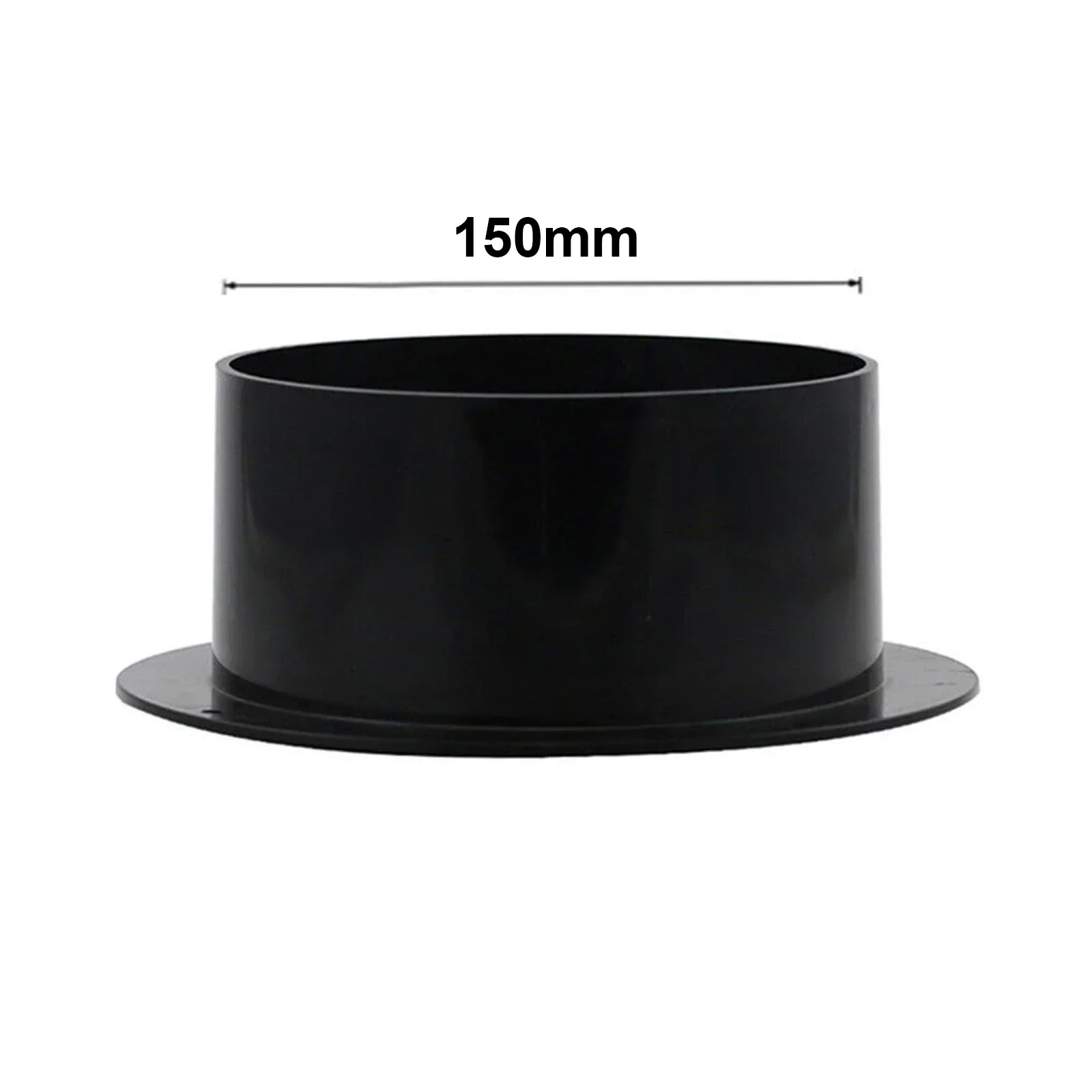 Flange Connector Duct Pipe Connector 50mm/150mm ABS Straight Pipe Ventilation Ducting Exhaust Pipe Air Duct Connectors Home Improvement Accessories