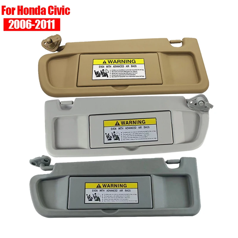Car Sun Visor Left Driver Right Passenger Side Sun Visor Shade For Honda Civic 2006-2011 83280-SNA-A01ZA