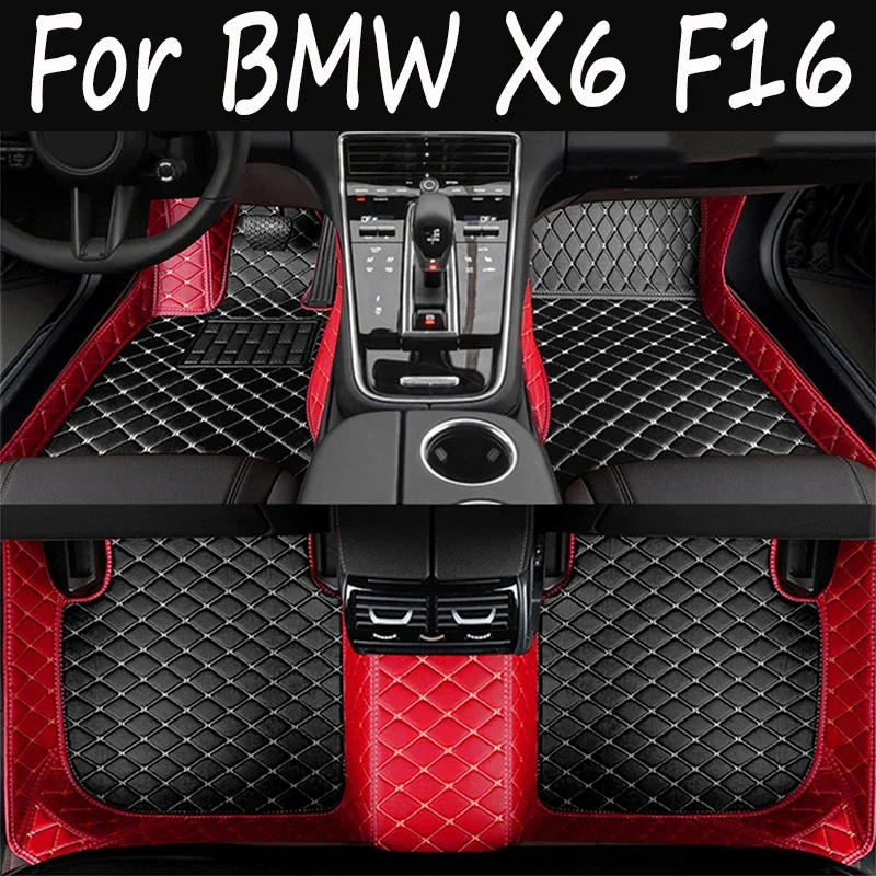 

Car floor mats for BMW X6 F16 2015 2016 2017 2018 2019 Custom auto foot Pads automobile carpet cover interior accessories
