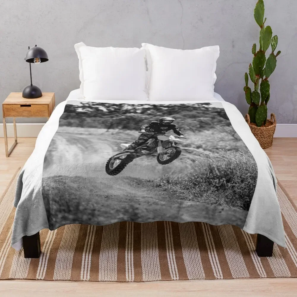 

Motorbike Throw Blanket Giant Sofa Luxury Brand Loose Vintage Blankets
