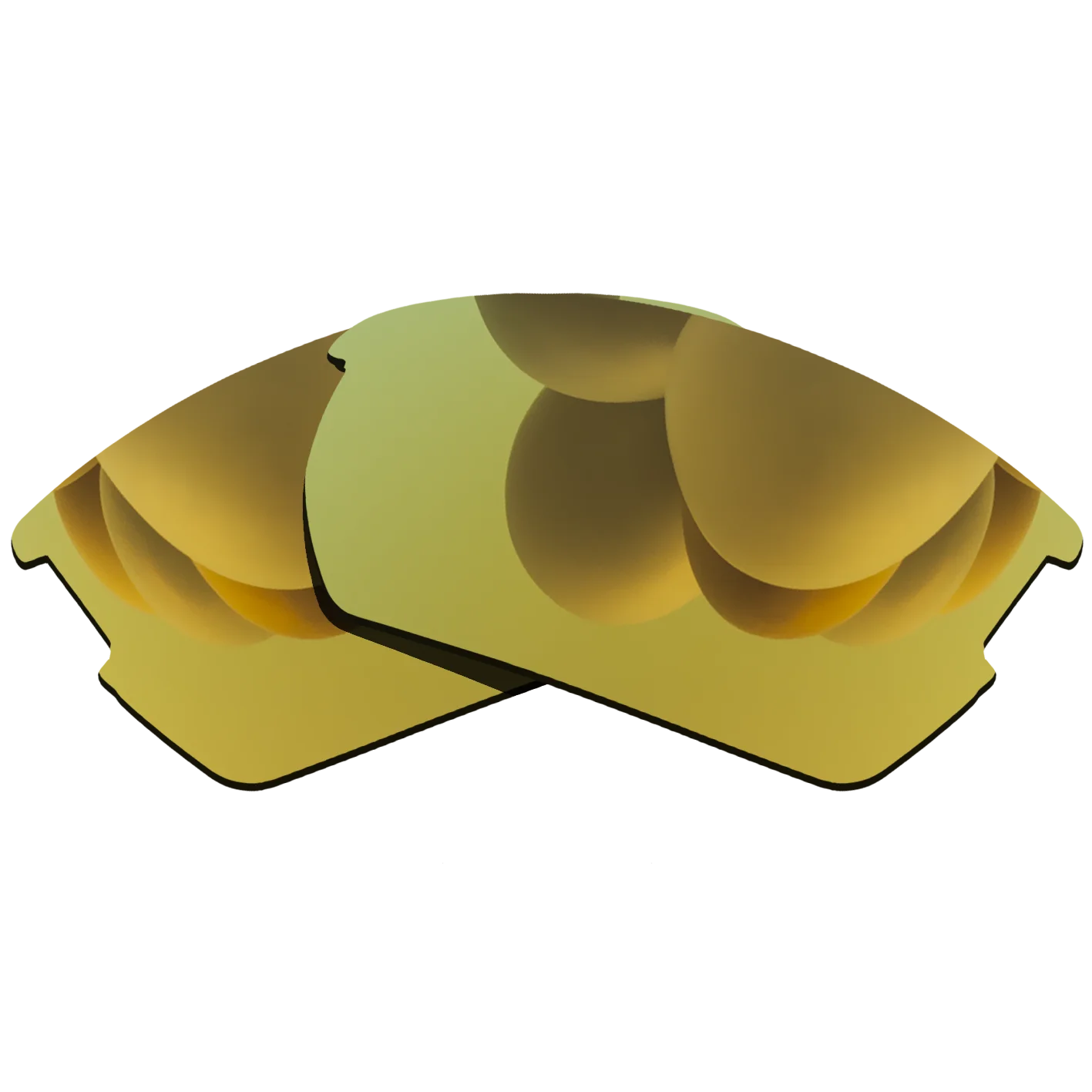 

Polarized Sunglasses Replacement Lenses for-Wiley X Valor Frame - Yellow Golden