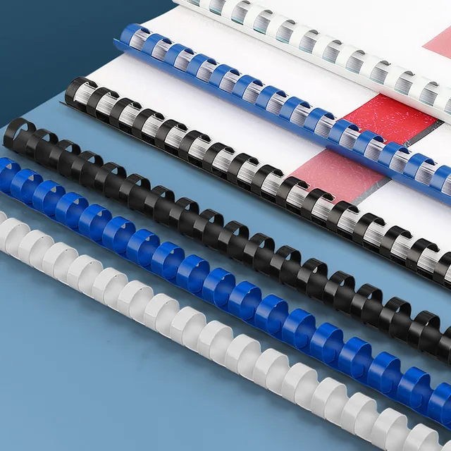 PVC 바인딩 에이프런, A4 파일 빗 바인딩 기계, 21 링, 바인딩 20-120 장, 색상: 블랙, 무료 배송