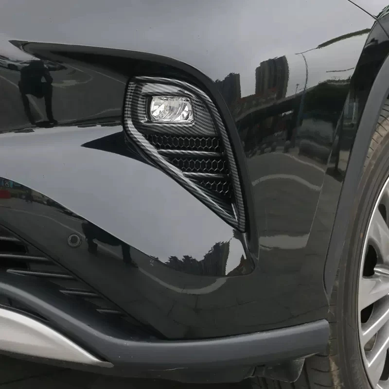 

Для Toyota Highlander 2021 2022 2023 ABS гальванизированная Хромированная передняя противотуманная лампа тень рамка противотуманная декоративная яркая полоса