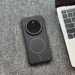Enhanced Magnetic Ultra - Thin Matte Case for Wireless Charging - Colorful Hard PC Finish (Black)