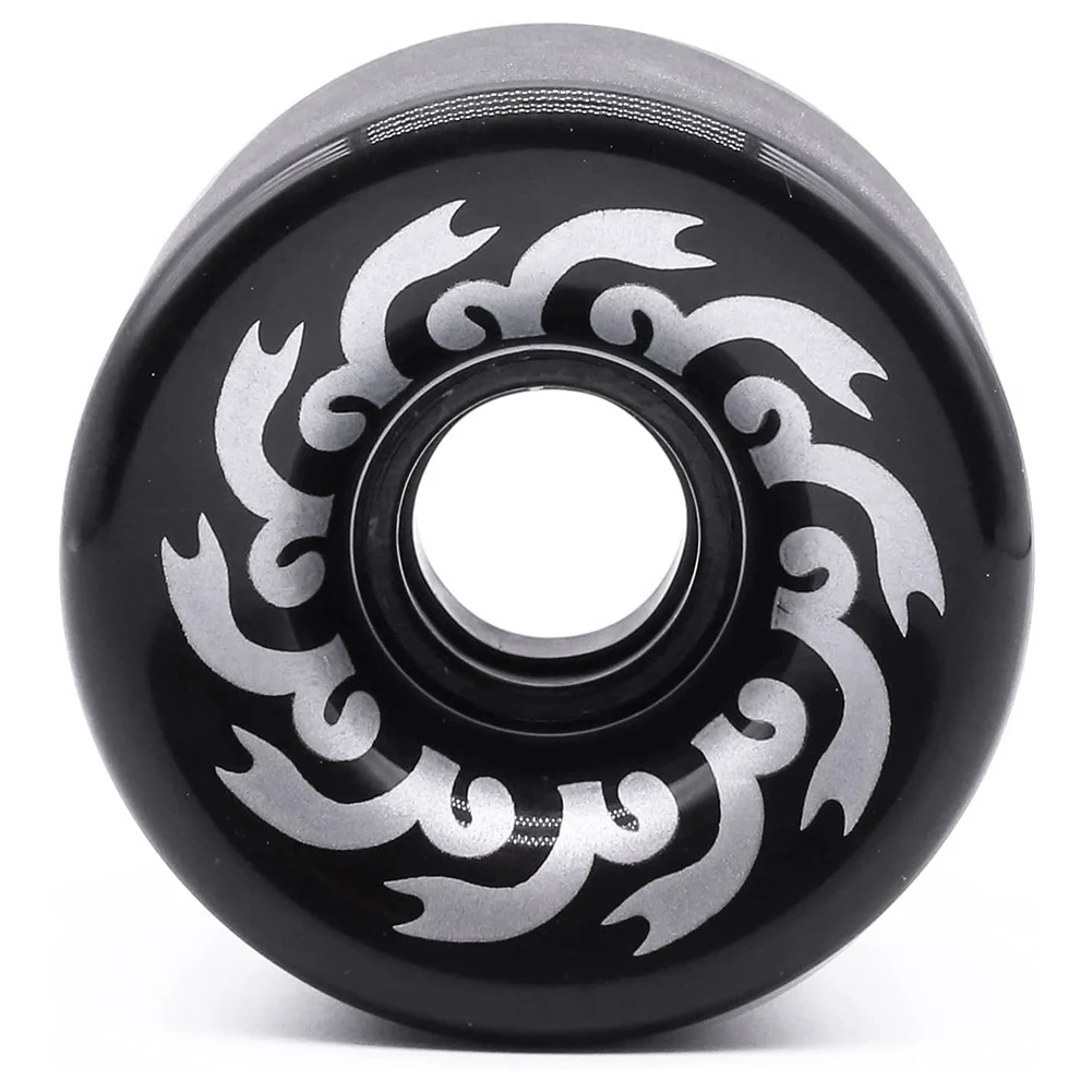 

1PCS Skateboard Wheels 70mm 82A PU,70x51mm, Professional Frosted Wheels for Longboard and Cruiser,Black
