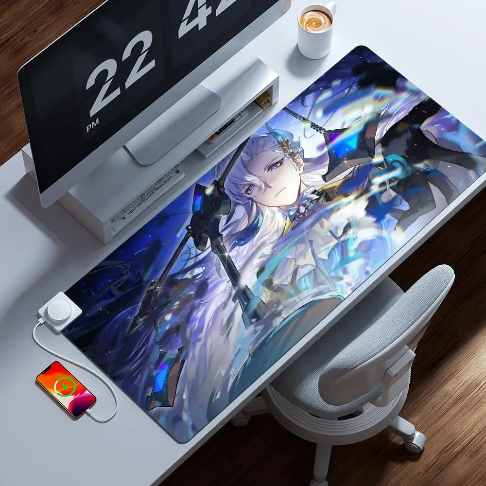 Genshin Impact Account Neuvillette Tappetino Per Mouse Tappetino Per Mouse Tappetino Per Mouse Con Pad Prime Gaming Xxl Tappetino Per Tastiera Tappeti