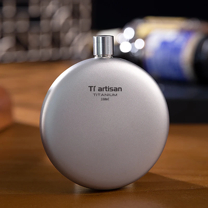 Titanium Wine Flask 180ml 2